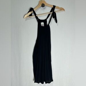 Xhilaration Black Beach Romper Tie Straps - Medium